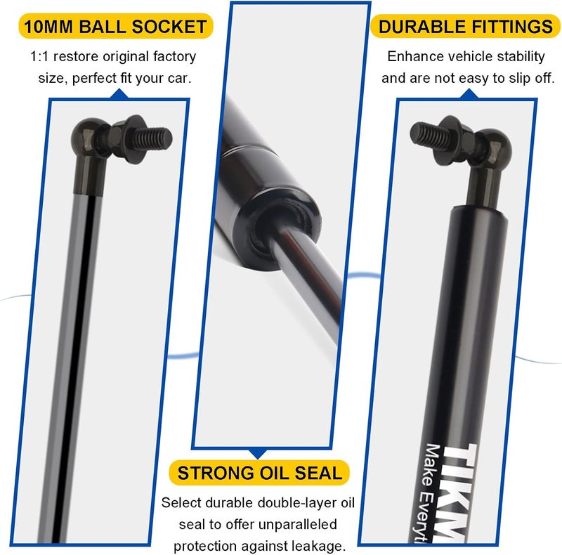 TIKMAX Front Hood Struts for Lexus GX470 / Toyota 4Runner 2003-2009, Replaces 6228 SG329055 5344039245 Shocks Lift Supports Gas Springs, 2 Pcs - Image 3